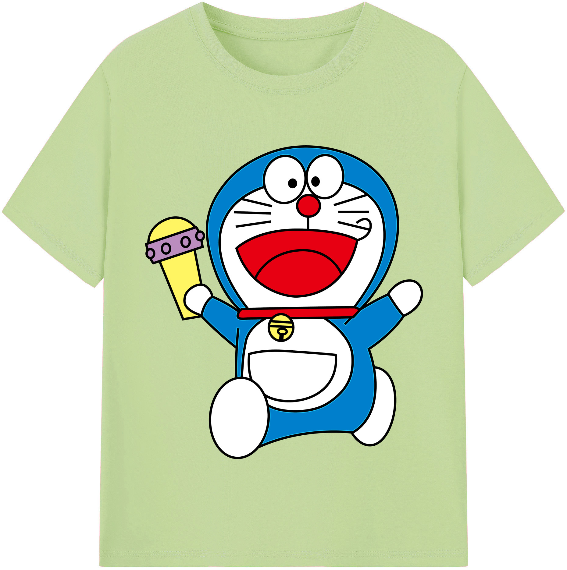 （画像用） ドラえもん Doraemon 綿100％半袖Tシャツ（フロントプリント）